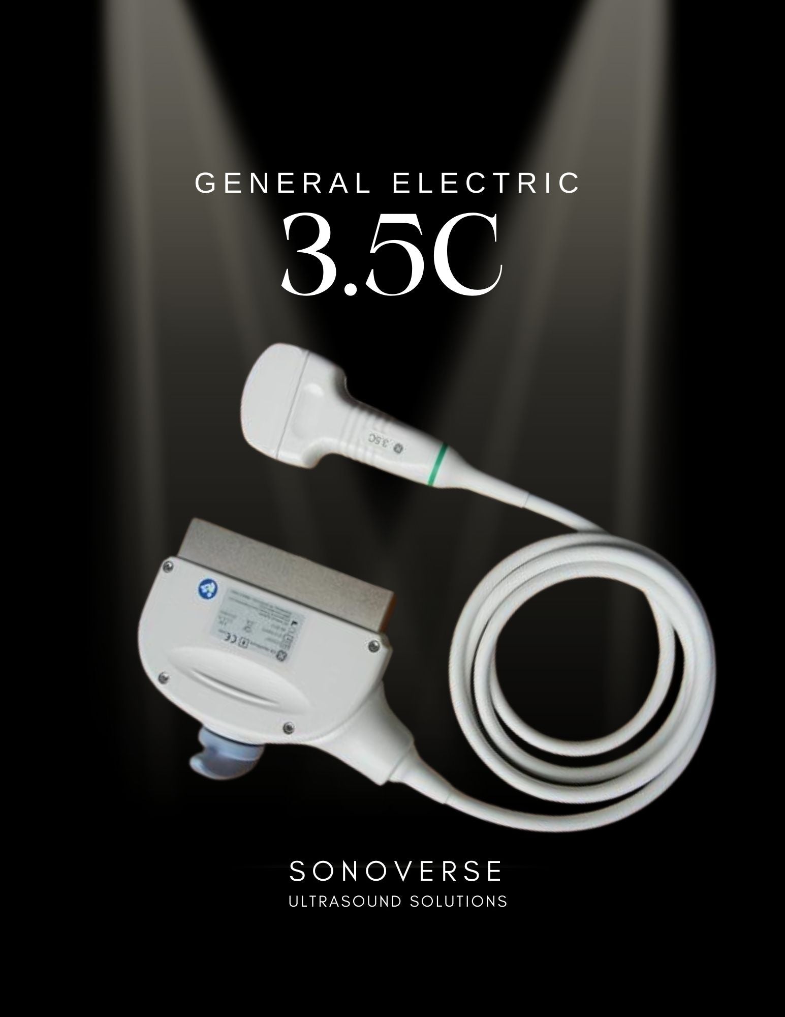 GE 3.5C Curved Convex Array Ultrasound Probe – 2D Imaging Inc